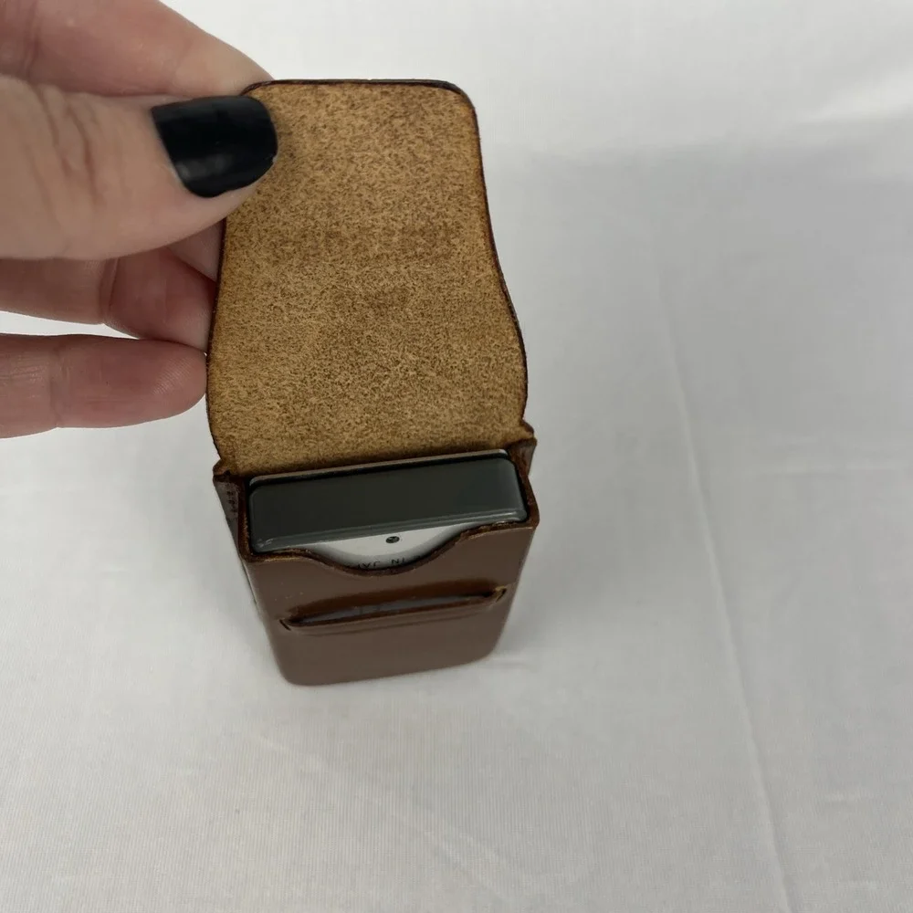 Vtg 50s Walz Coronet B Booster‎ For Exposure Light Meter In Leather Case Japan
